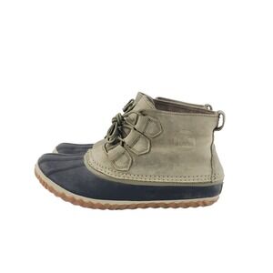 SOREL, Winter Outdoor Utility Duck Boots Outdoor Boots Womens Size 8 Beige Olive